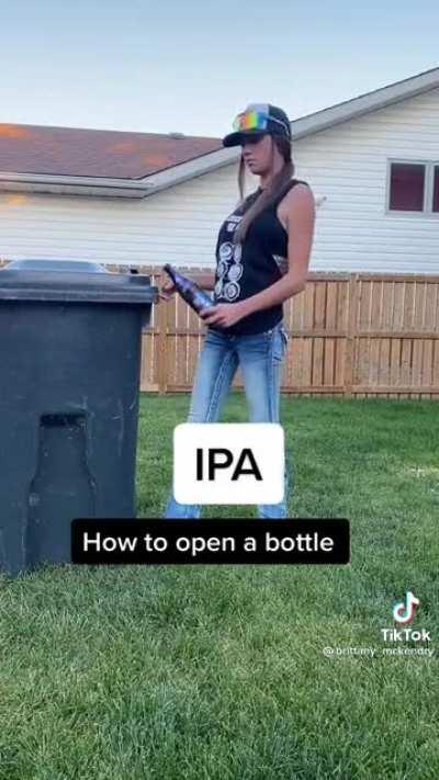 How to open beer bottles