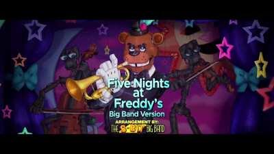 Forgot to post this yesterday: here's the teaser for FNAF: Big Band Version!