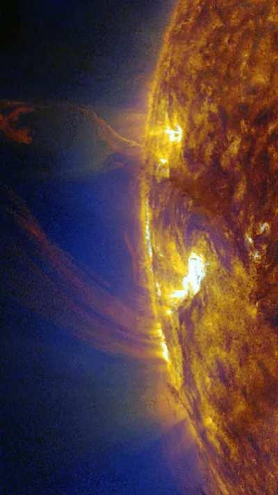 Today's Eruptive Prominence On The Sun (Credit: NASA/SDO)