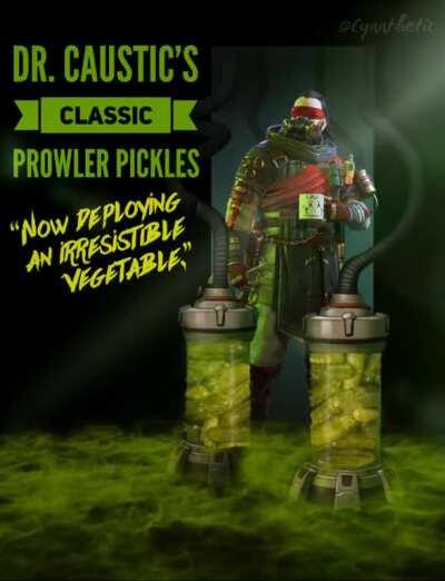 Apex trivia: While developing Nox Gas Caustic accidentally created the best pickle recipe in the galaxy. Use code “NoxBerryFarm” for 15% off.