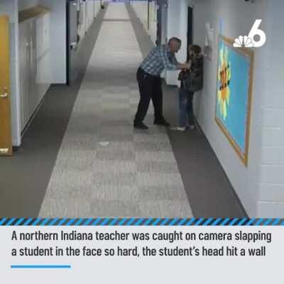Indiana teacher slaps student, granted early retirement