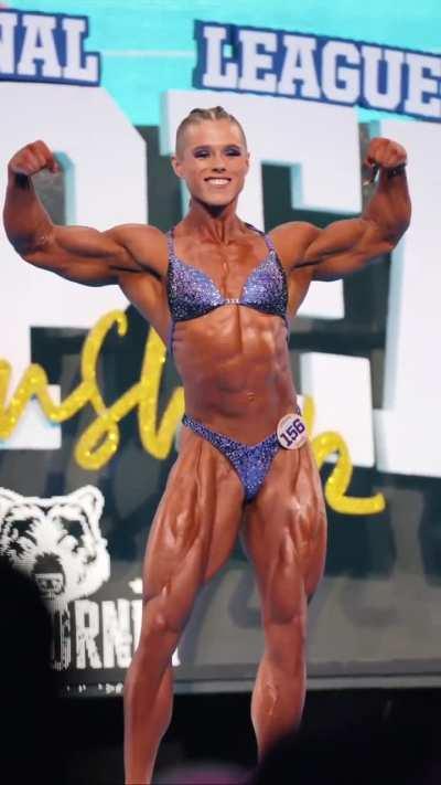 Sara Bradley looking incredible in a recent competition