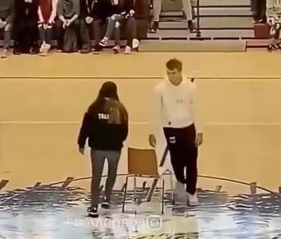 To win musical chairs