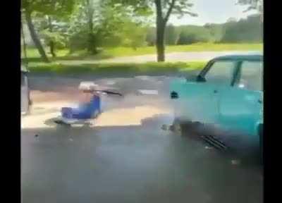 Breakdancer at the car wash