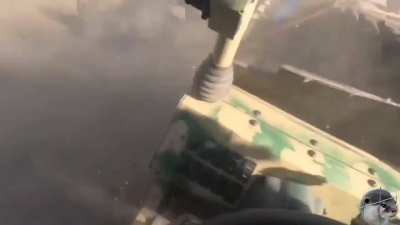 Russians On a Desertcross get attacked by an fpv