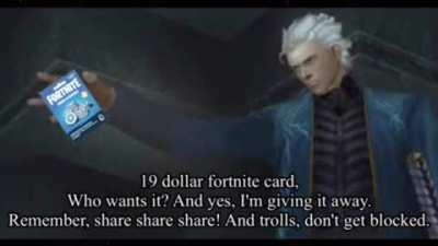 I made Vergil, But as a Fortnite Skin! : r/DevilMayCry