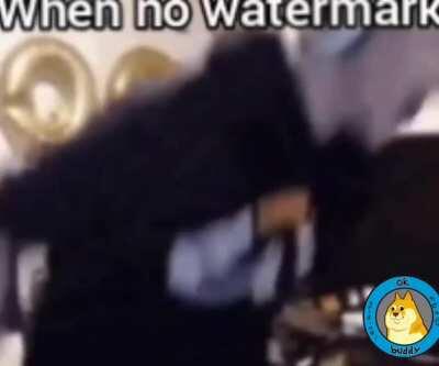 Water mark? More like water gay! 😡😡😡