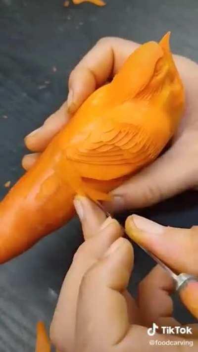 Turn carrots into beautiful crafts