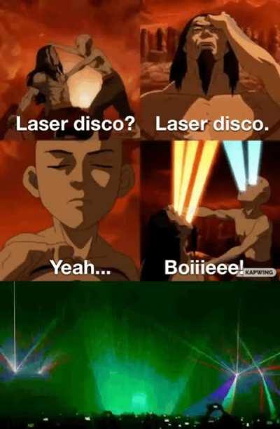 Laser disco.