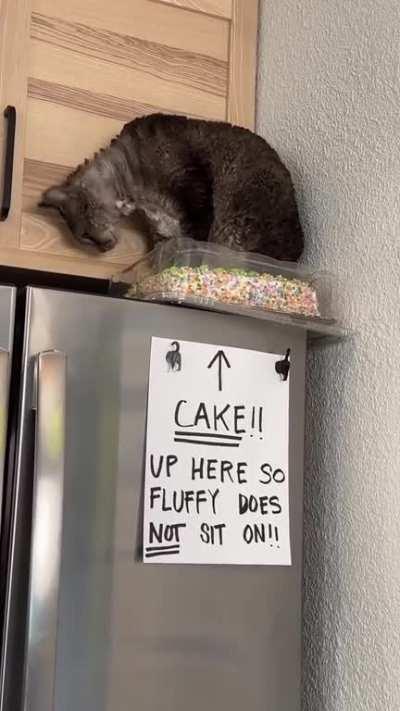 If it's cakes, I takes.