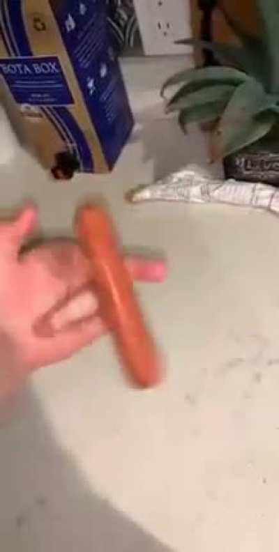 Hot dog spinning