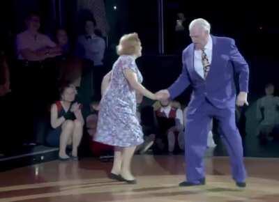 Grandma and Grandpa still got the moves