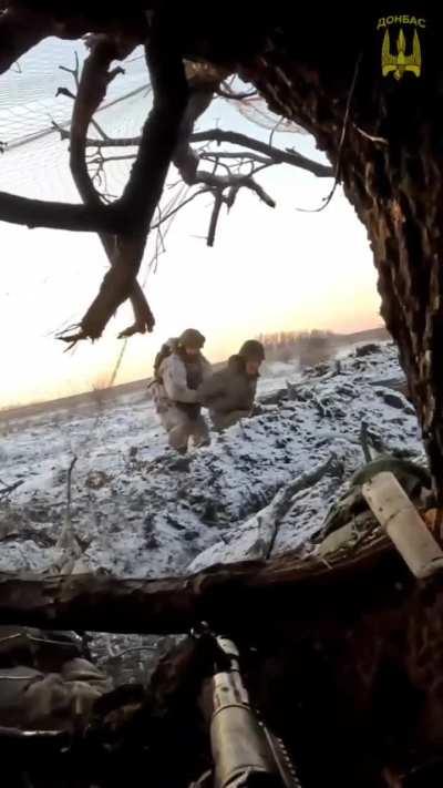 A Russian soldier bumped into a Ukrainian position of &quot;Donbass&quot; regiment. When asked what he was doing there, he said he got up in the morning and got sent for bread. Ukrainian soldiers were really surprised with this answer...