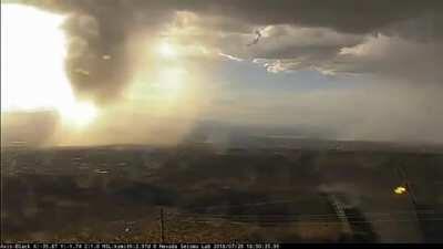 A microburst in Nevada dumped a ton of water in just a few minutes