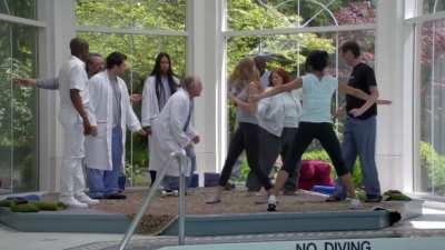 Yoga with Julianna anyone? - From Psych Season 6 ep 6