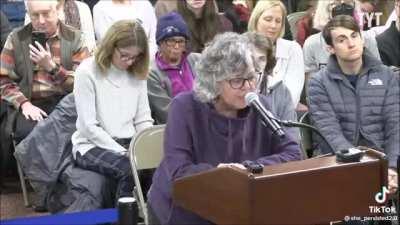 Retired teacher takes hateful protesters to school