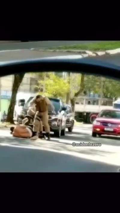 WCGW if I throw a stone at the Brazilian police?