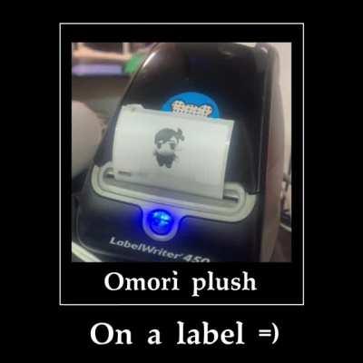 🔥 Omori plush on a label, what will he do? : OMORI
