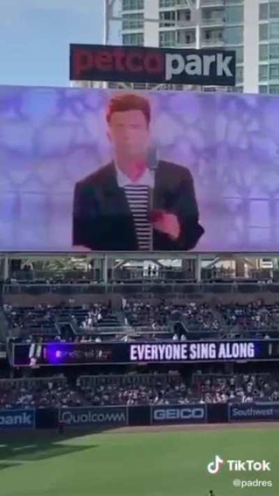 Rick Rolling an Entire Stadium