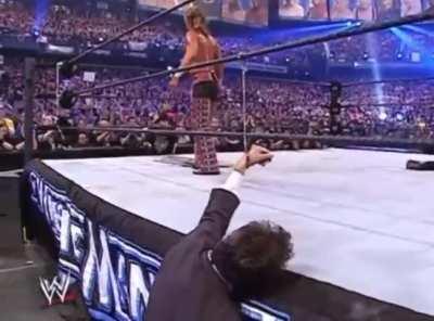 Vince getting what he deserved back in the day.