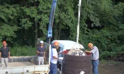 Launching giant firework