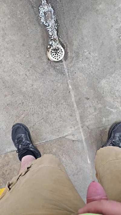 Risky work piss