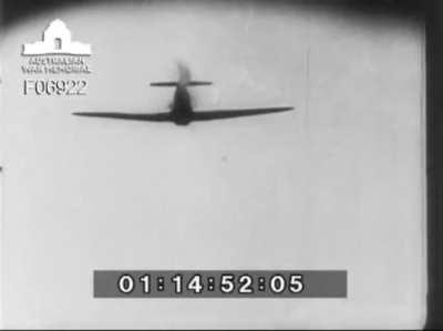 POV of a Japanese fighter plane shooting down a Hawker Hurricane, Southeast Asia 1942