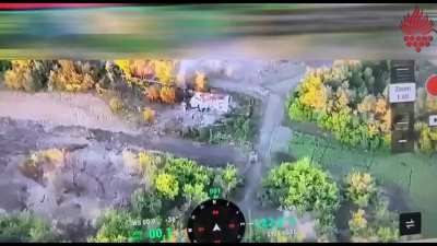 Wounded ukrainian soldiers that have been encircled are rescued by an M113 with fire support from a BMP-1TS [14th Assault Brigade 