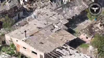 Small Ukrainian drone creates huge explosion inside building occupied by invaders.