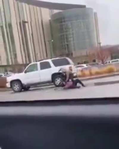 WCGW when blocking the road for drivers