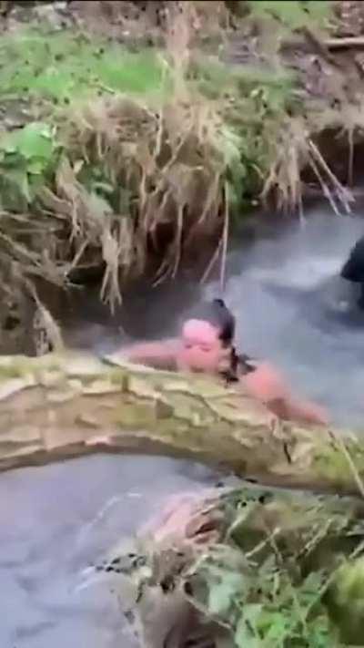 To cross the river