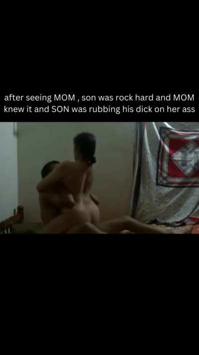 SON fucks big tits MOM after father left them