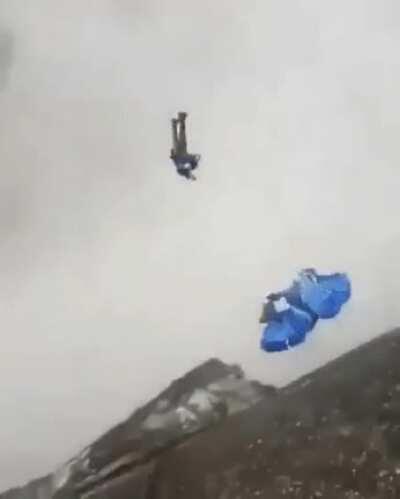 When the parachute is below you