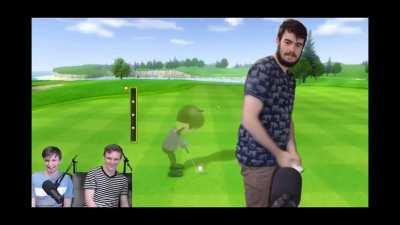 Haha little z bad at golf(from &quot;wii suck at sports&quot;)