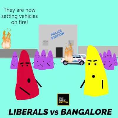 A liberal reacts to the Bangalore violence.