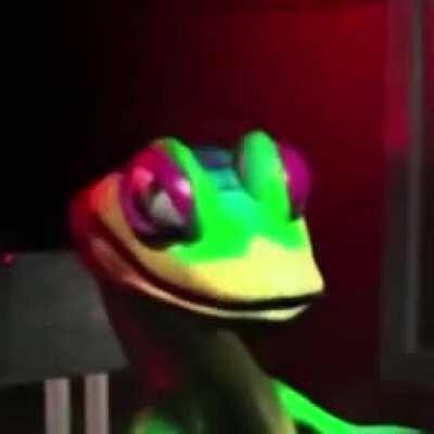 POV: You walk in on Gex; Gex starts to sing Dame Da Ne, Gex knows what gets the mood right