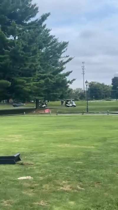 Out of control driver runs rampant, hitting people and golf carts, on golf course in Delaware