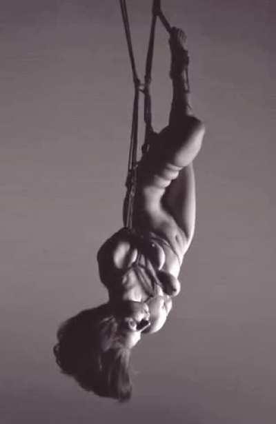 Lady Gaga: “Flying” (Japanese rope bondage)