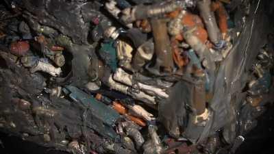 Man-Child Melts 2,387 Star Wars Figures