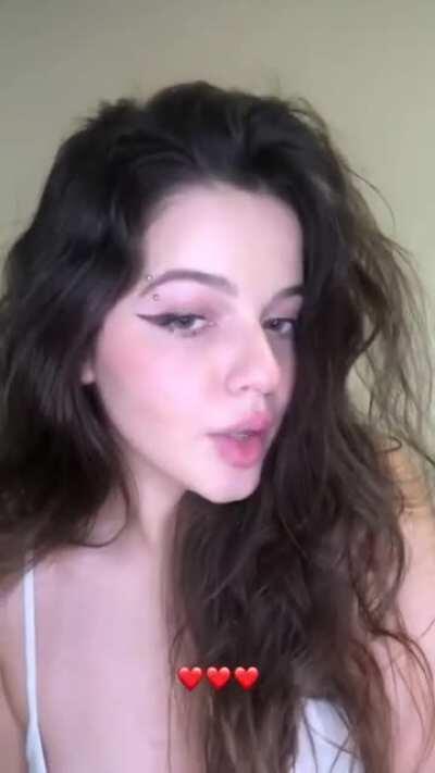 That lip bite