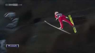 Longest ever ski jump