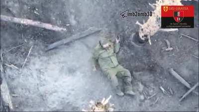 Drone drops from the Ukraine &quot;shock aerial reconnaissance&quot; battalion.