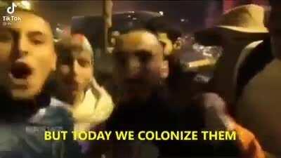 reverse colonizing (sad french زنجي(