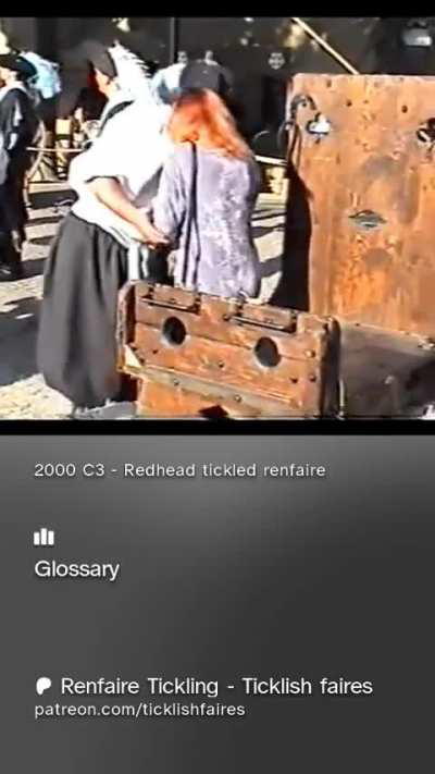 Redhead tickled at the renfaire