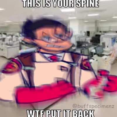 medic steals a spine