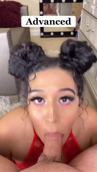 Megan blowjob skills