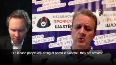 Donetsk miners' union leader Alexander Vaskovsky said that Russia created barrier units to prevent men from leaving the occupied territory of Donbass and force them to fight against Ukraine.