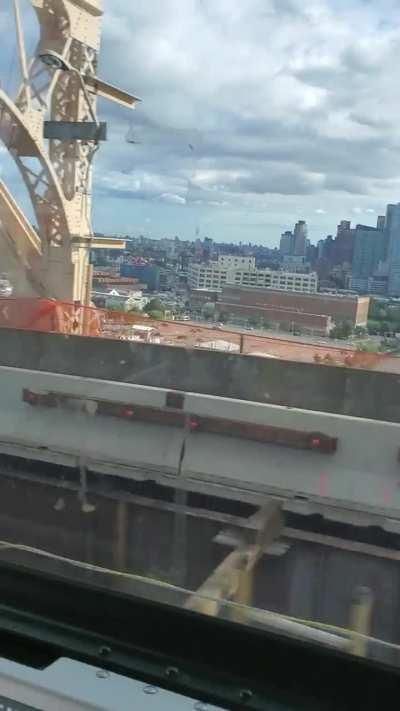 Queensborough Bridge. Looks like they added a third lane.