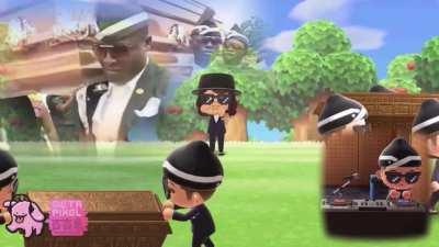 Coffin Dance Song Animal Crossing Ocarina/Golden Casket Cover