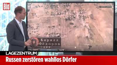 German war reporter is trying to explain why Russia is terrorizing Ukraine.